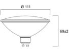 LED-Lampe Sylvania RefLED GU10 12W 1150lm 3000K ES111 25° Ø110×69mm