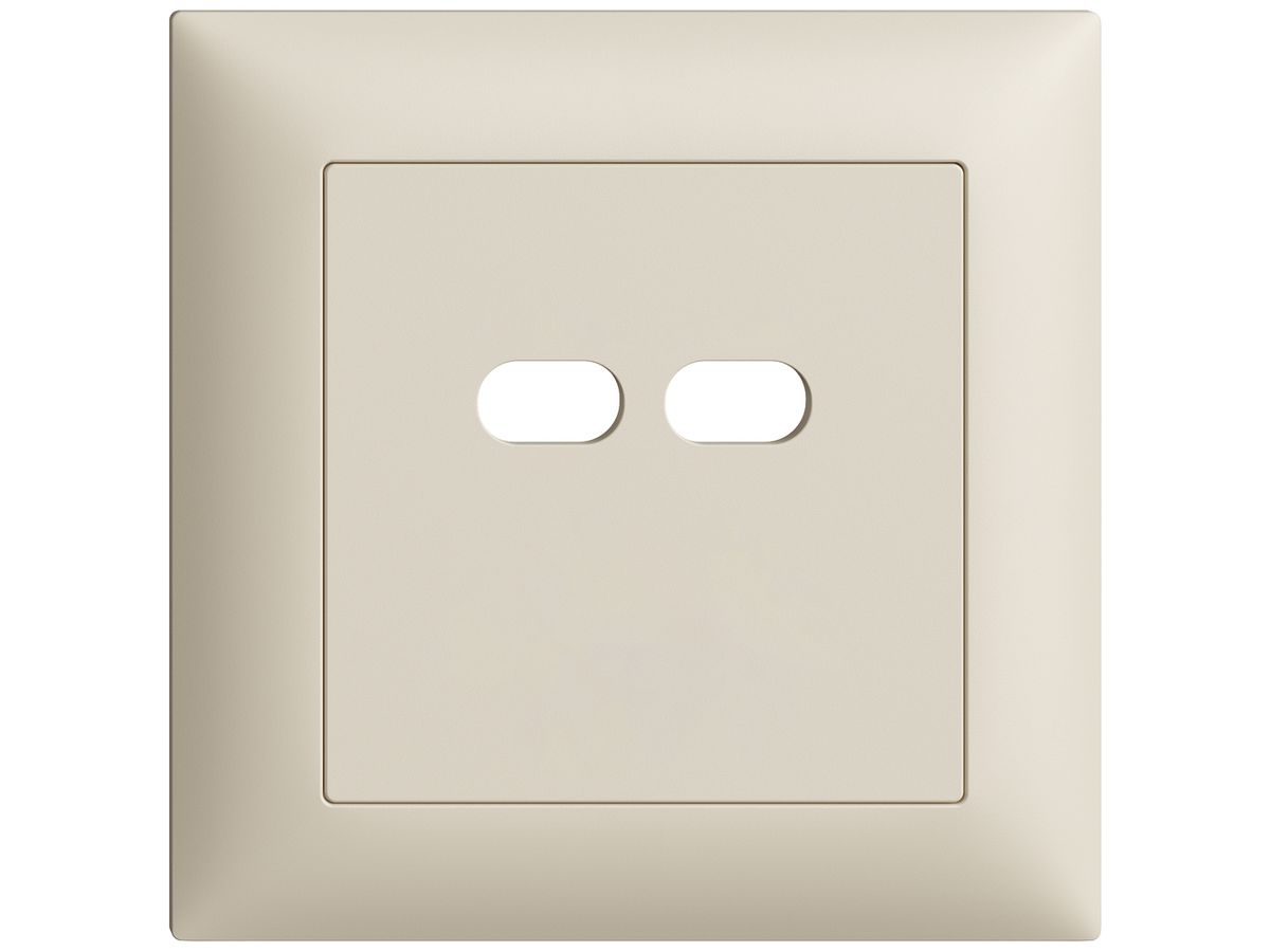 UP-Montageset Feller EDIZIOdue für Steckdose USB 18W 2×Typ C crema