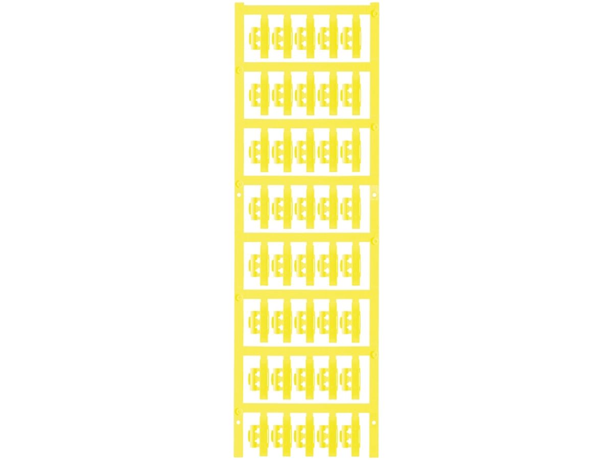 Leitermarkierer Weidmüller MultiCard SFC für Ø2…3.5mm 21×5.8mm PA66 gelb