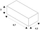 LED-Betriebsgerät SLV 28.8…53.2W 59V 650…1400mA DALI 97×43×30mm