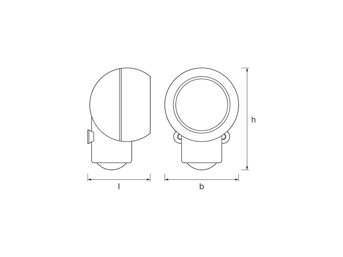 LED-Wandleuchte LDV SPYLUX, weiss