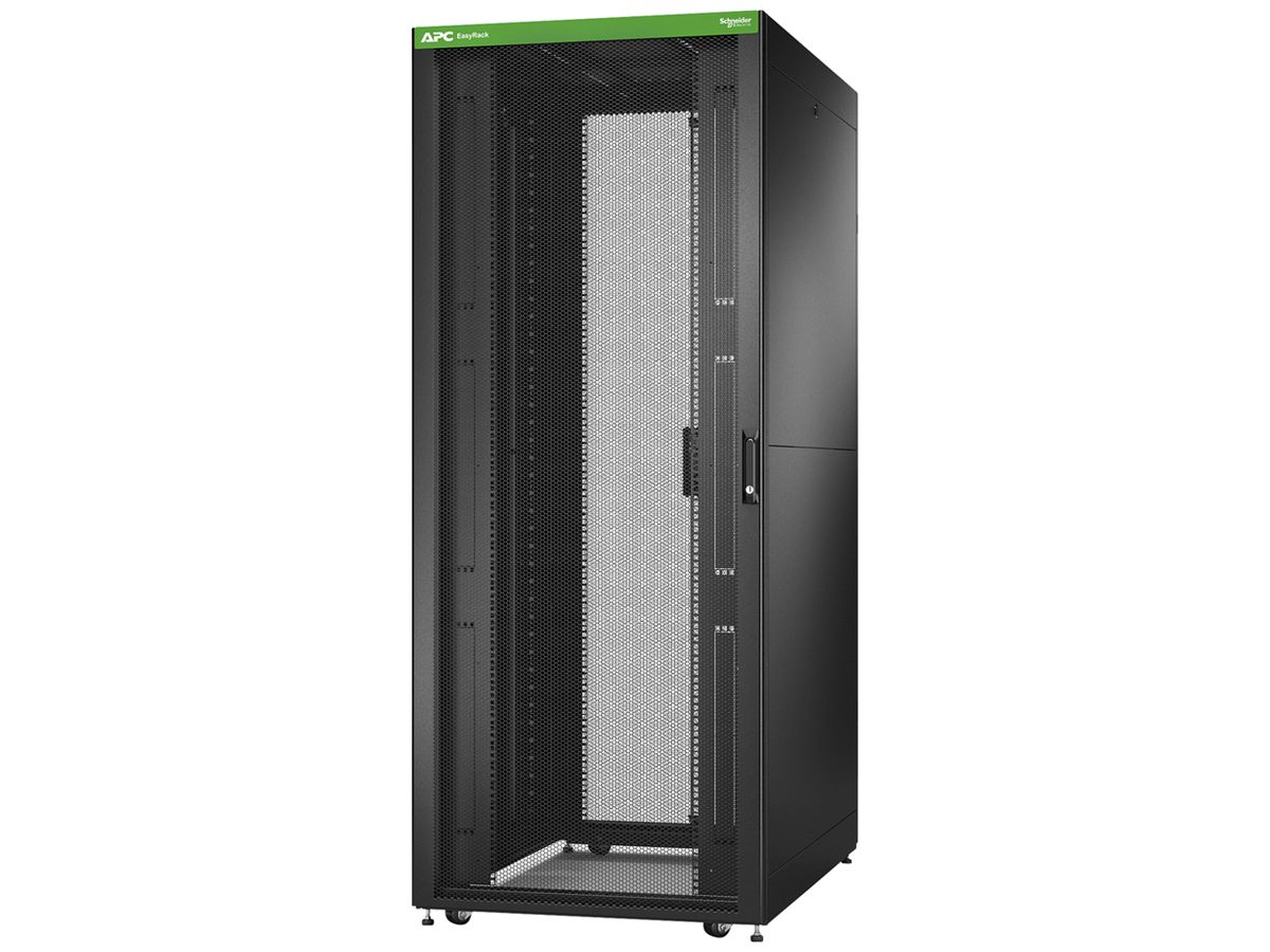 Netzwerkschrank Easy Rack 800mm/42HE/1200mm mit Seitenwände schwarz