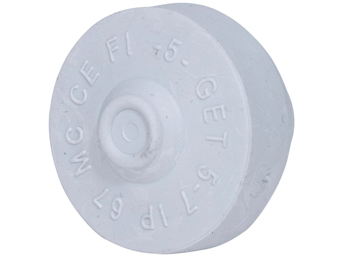 Gummdurchführung Plica GET, M16, für Kabel Ø5…7mm, lichtgrau