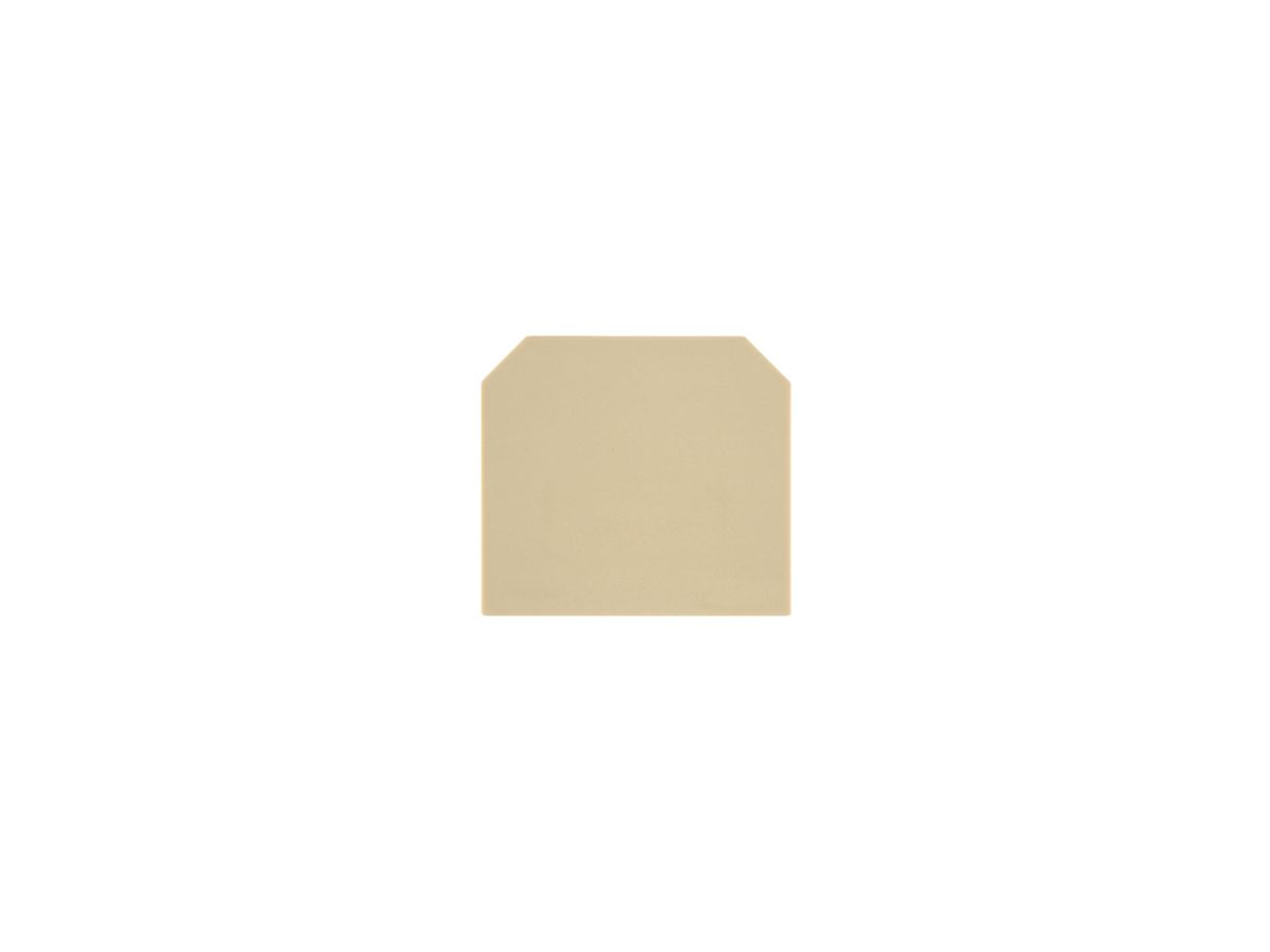 Abschlussplatte Weidmüller SAK4-10 40×1.5mm beige