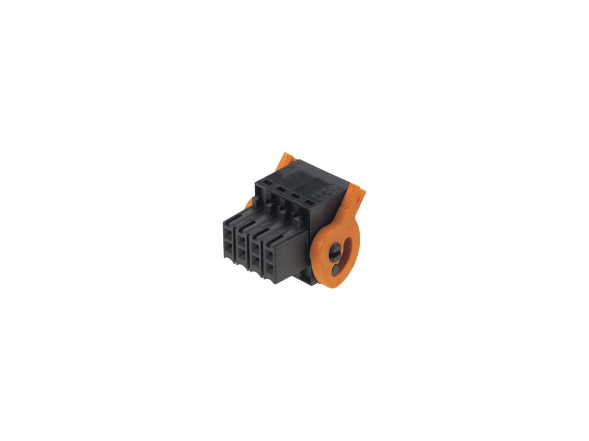 Buchsenstecker Weidmüller B2L Lösehebel 3.5mm 16L verzinnt schwarz