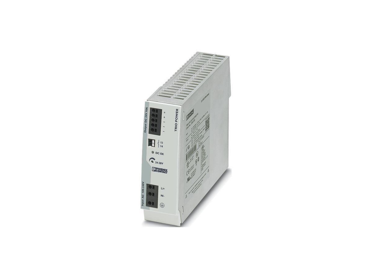 Schaltnetzteil Phoenix Contact TRIO POWER 1-phasig 24VDC/10A Push-In