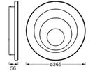 LED-Deckenleuchte LEDVANCE ORBIS SPIRAL Round 38W 1900lm 3000K Ø365mm weiss