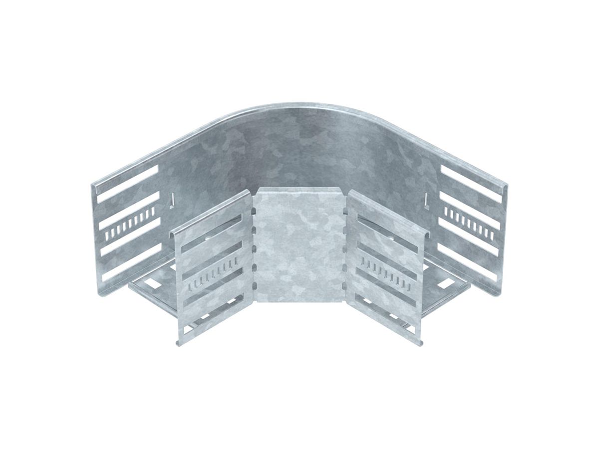 Bogen BET RB 90° 110×100mm Stahl feuerverzinkt