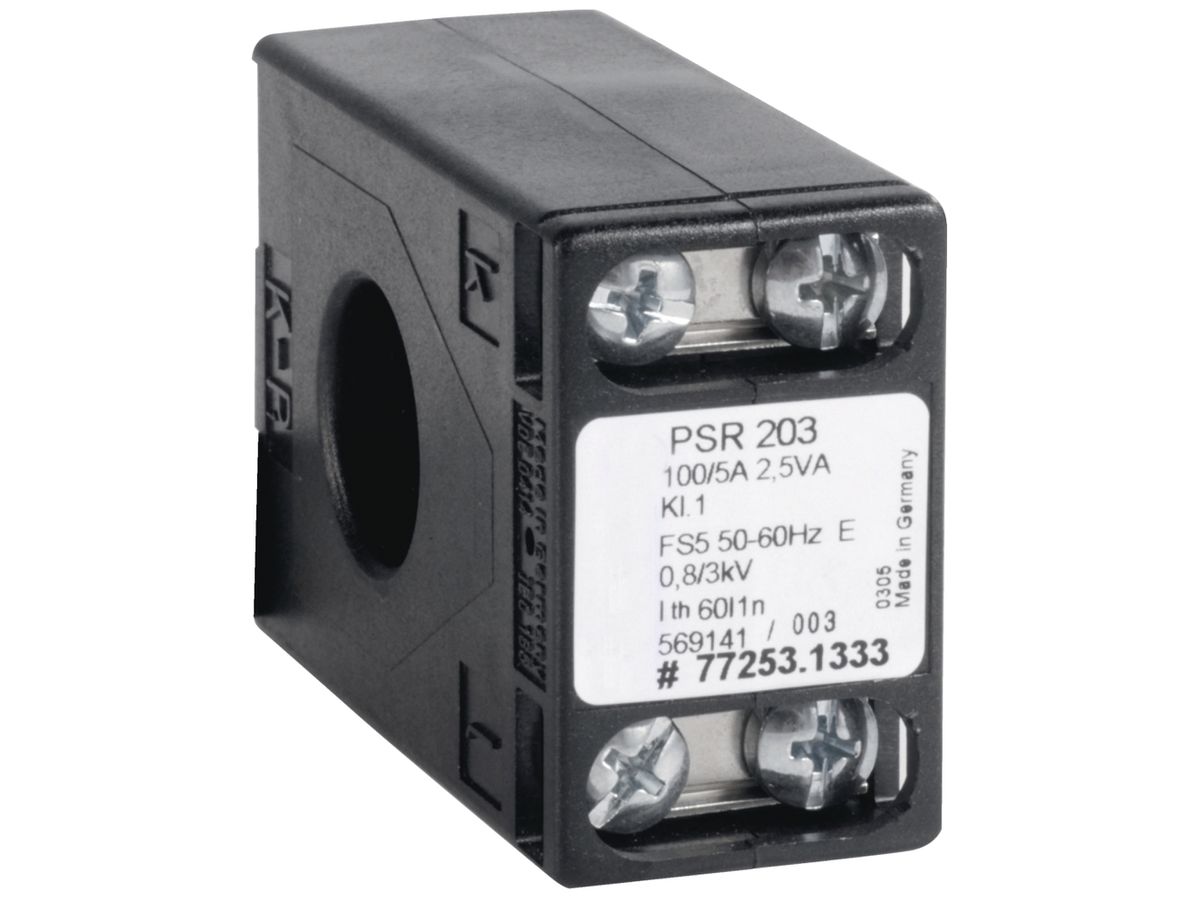 Stromwandler Hager LV für NH00 100A/5A Genauigkeitsklasse 1