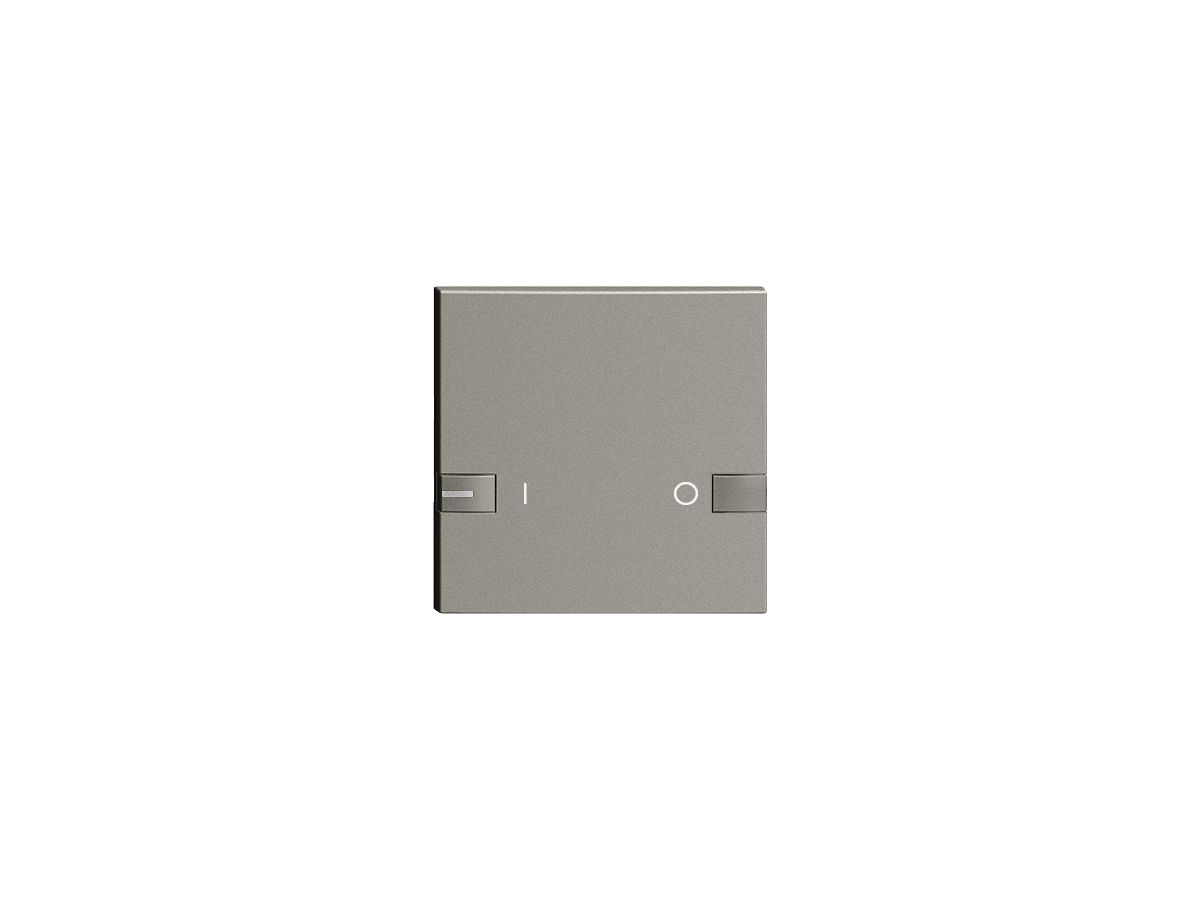 Taste 1/1 ZEP, I-0, 1 LED dunkelgrau