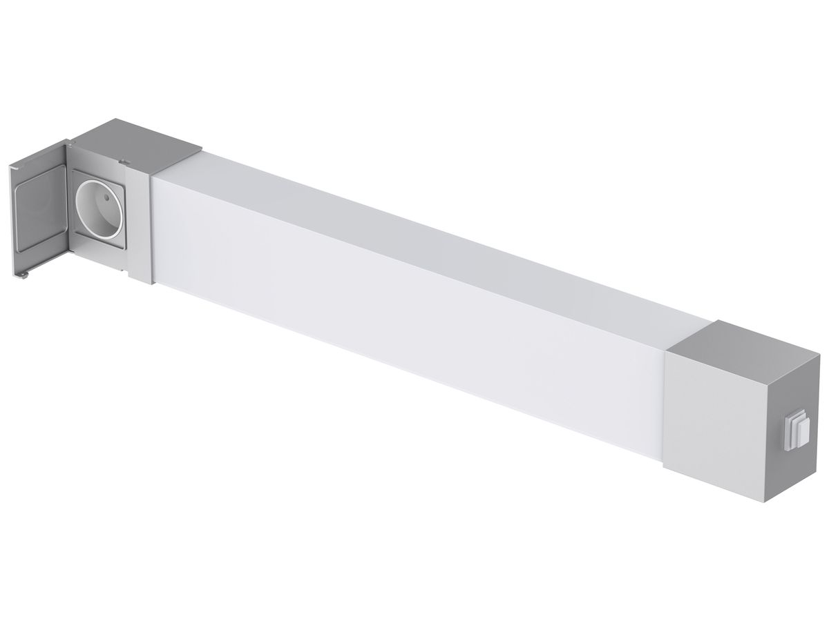 LED-Wandleuchte DOTLUX TRENDOsocket 9W 1150lm 3000…5700K IP44 599mm weiss