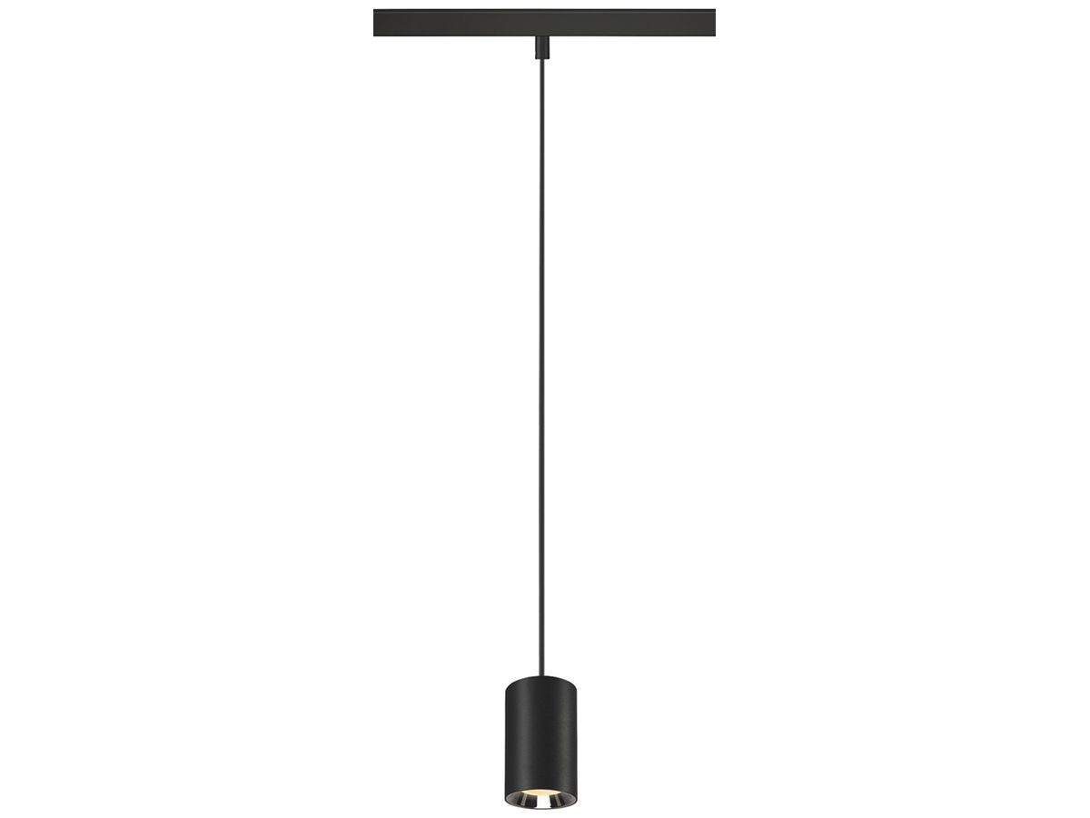 LED-Pendelleuchte SLV NUMINOS XS 48V TRDCK DALI 8.7W 730lm 930 Ø50 sz/Cr 20°