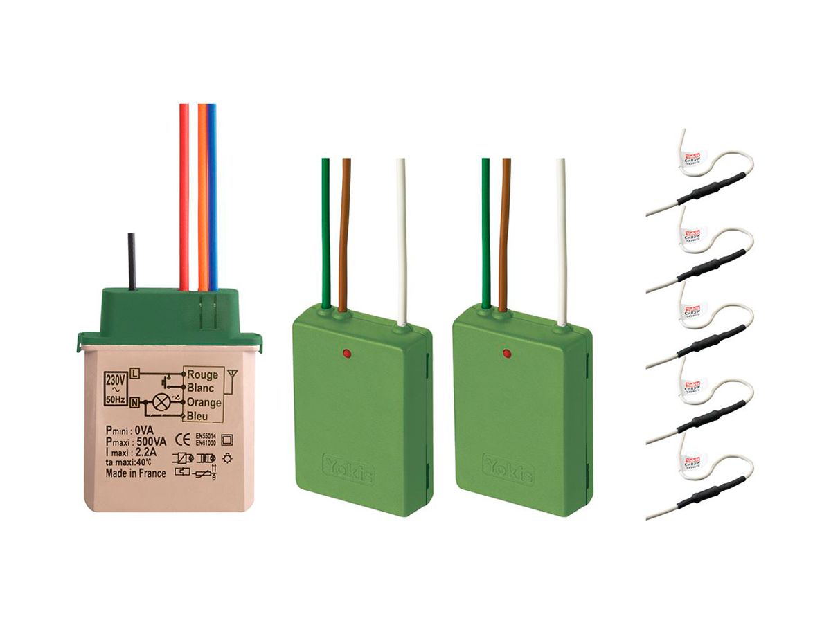 RF-Wechsel-Dimmaktor-Set Yokis KITRADIOVARVVP