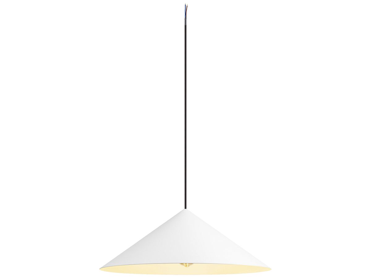 Pendelleuchte SLV MAGICO 55 E27 1×10W DIM Ø550mm weiss