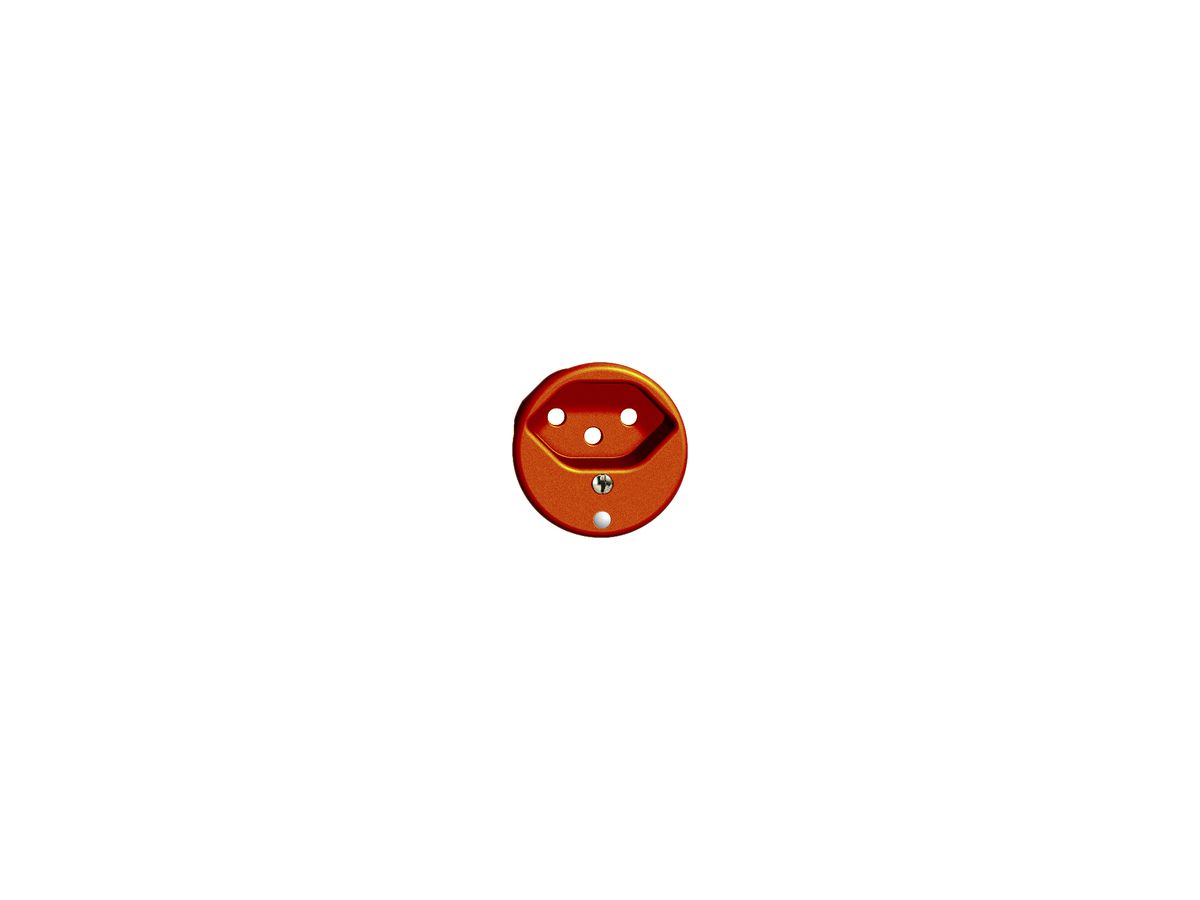 Frontscheibe FH 1×T13 orange Ø43mm mit Linse