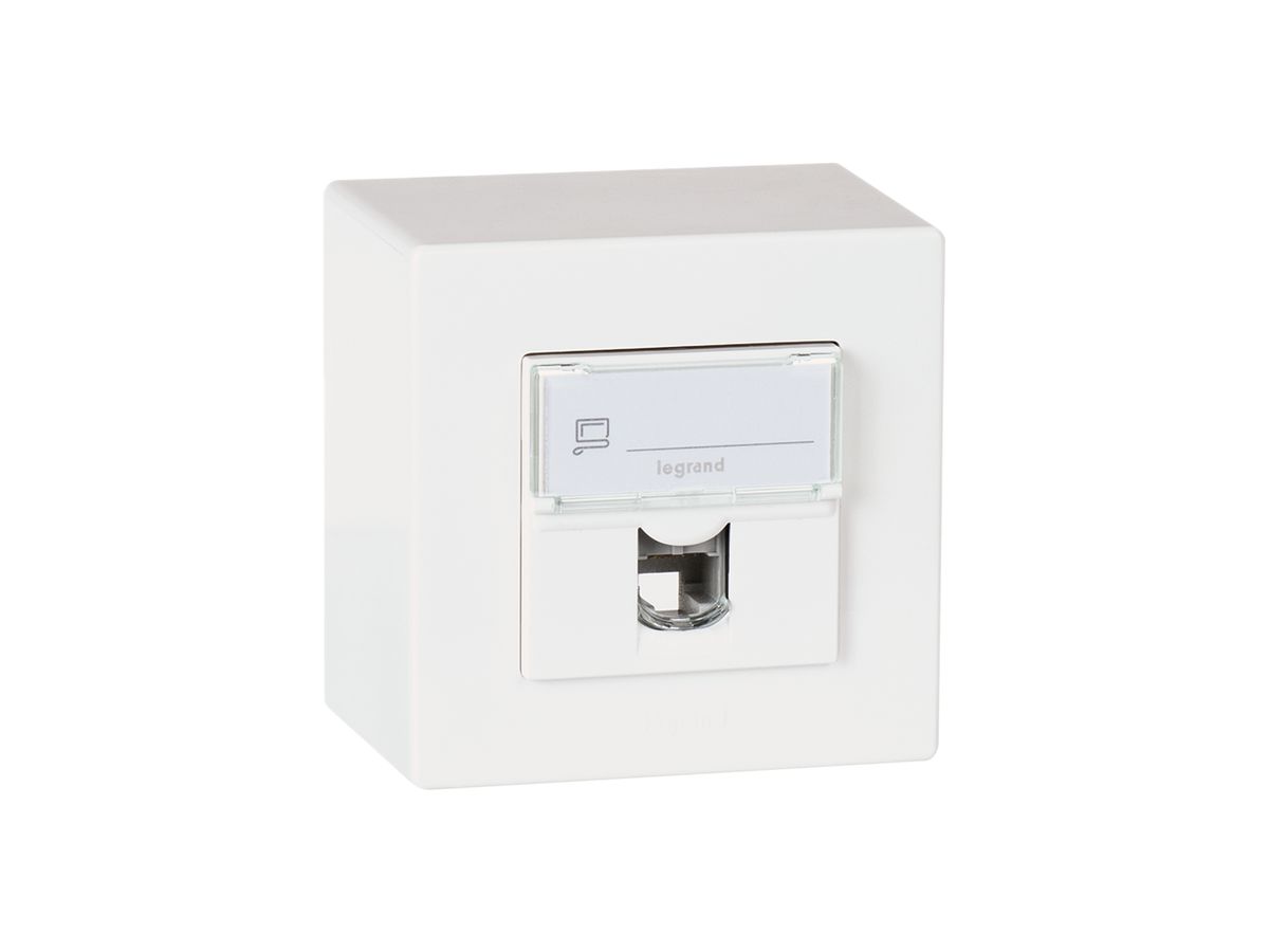 AP-Dose ATO UTP 1×RJ45 weiss Kat.6 Gr.I