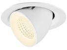 LED-Downlight SLV NUMINOS GIMBLE M 12W 1900lm 4000K WB DALI Ø135×95 weiss