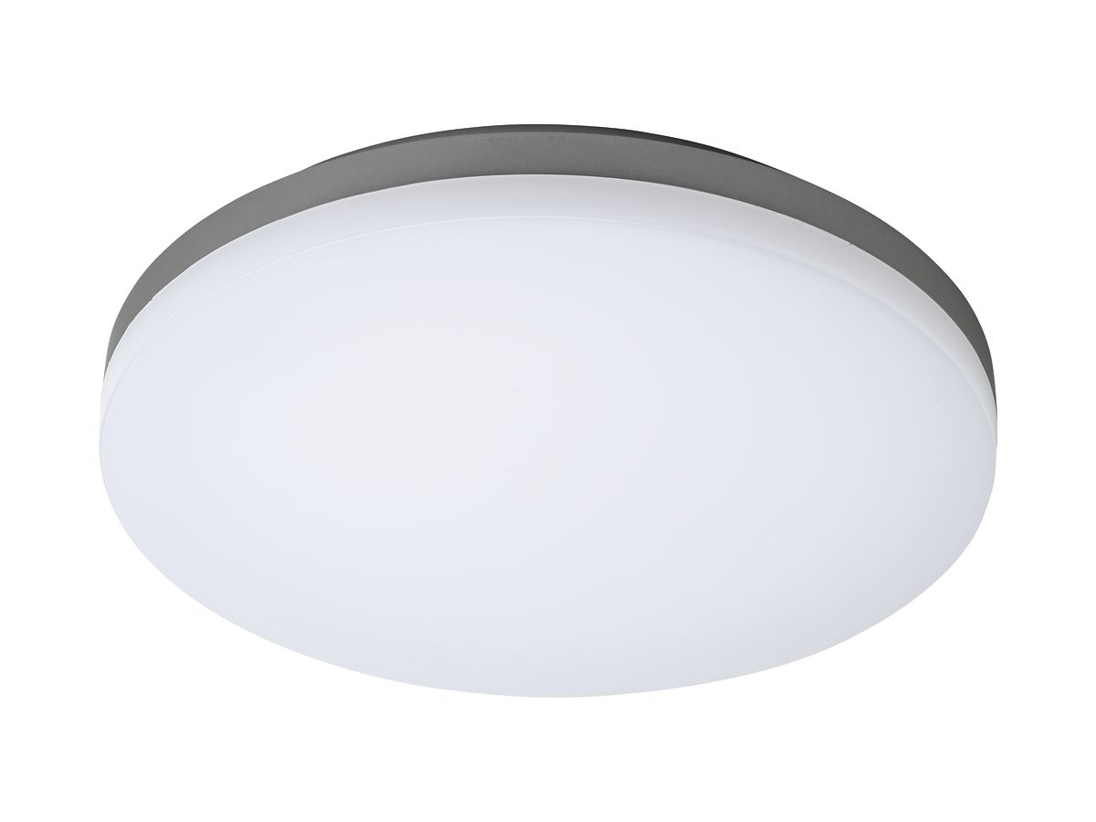 LED-Decken-/Wandleuchte SLICE CIRCLE 10/18/24W 3000/4000K 2800lm IP54 HF silber