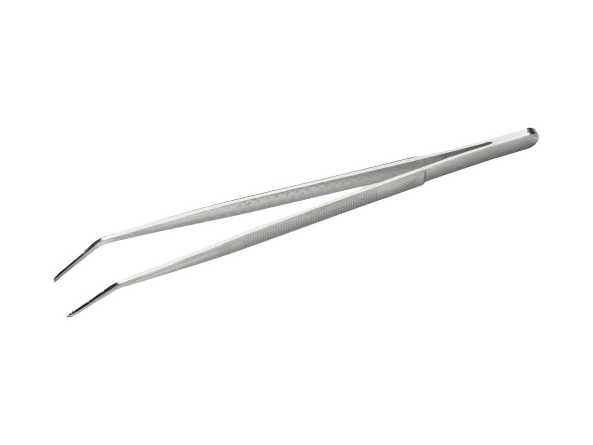 Pinzette spitz gebogen 155mm