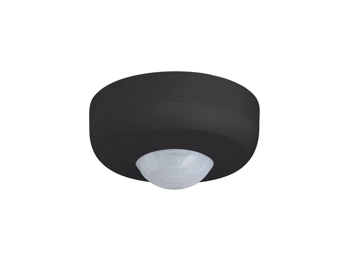 AP-Präsenzmelder SWISSLUX PD2N-KNXs-BA-AP 360° schwarz