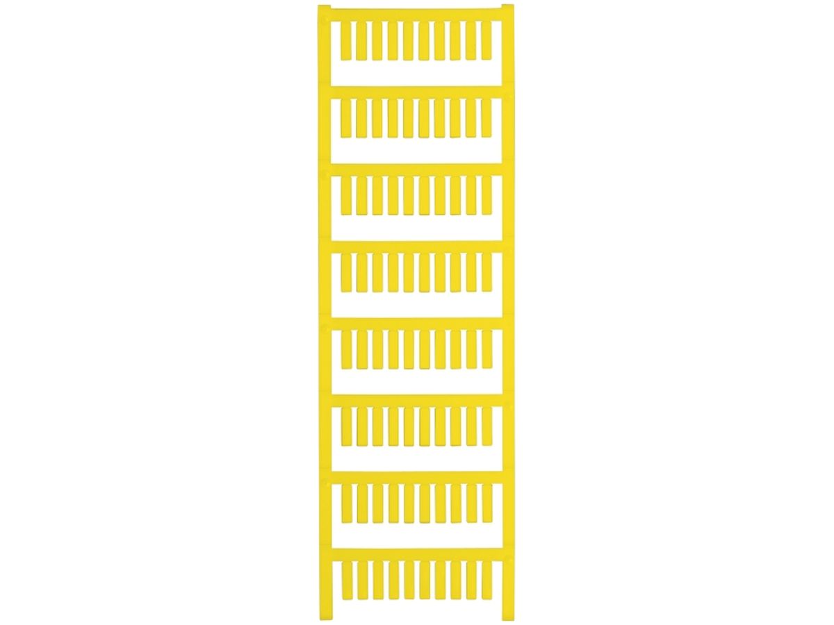 Einsteckschild Weidmüller TM MultiCard 15×4mm PA66 gelb