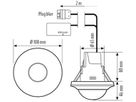 UP-Präsenzmelder ESYLUX PD-C 360bt/24 APC10 PS plus DALI-2 mit WINSTA CodeI