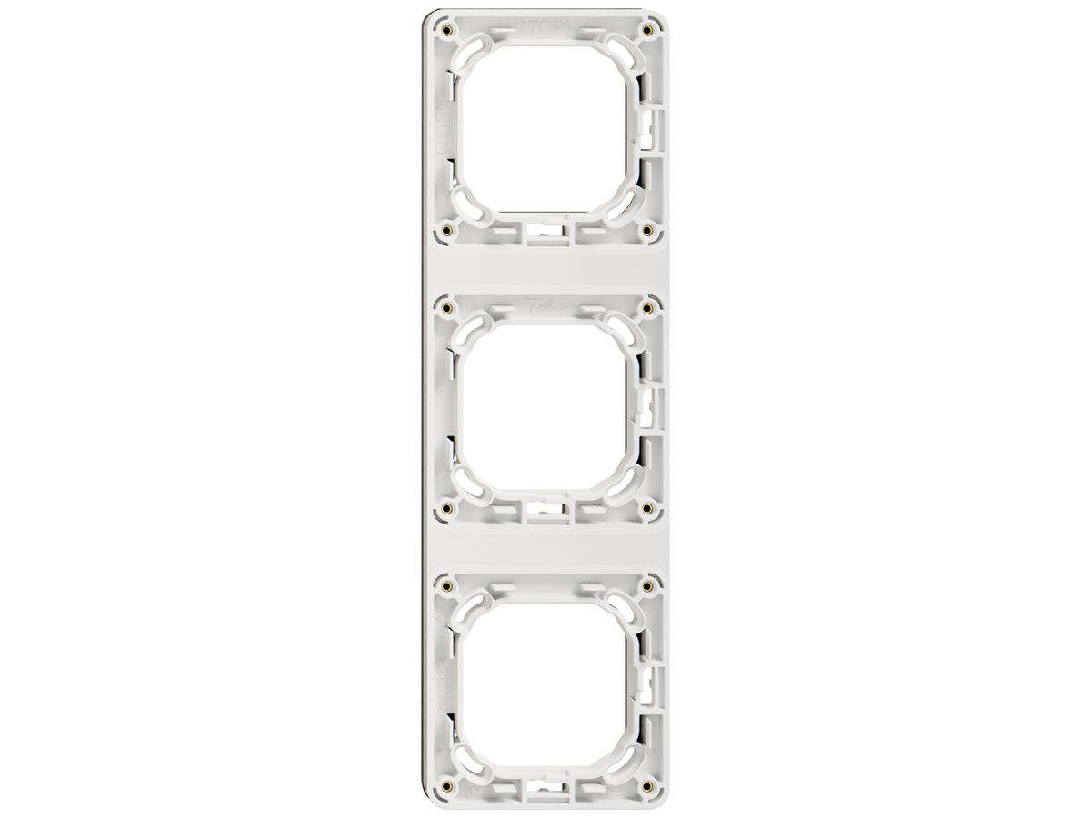 UP-Montagerahmen Feller NEVO SNAPFIX® 3×1 87×287mm weiss