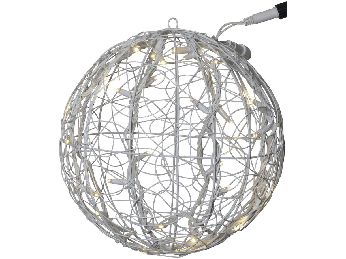 Trassel-Kugel System LED Extra, Ø350mm, weiss, 4W, 30 LED, warmweiss
