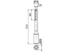 Hammereinsatz BET Hilti Ø16mm Edelstahl 316 (V4A) unbehandelt