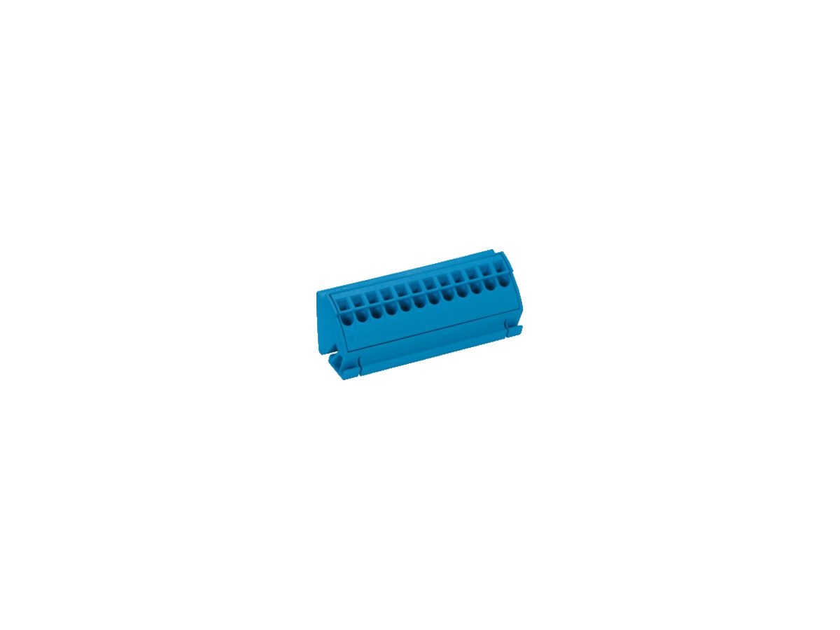 Sammelschienenblock WAGO 12×0.5…4mm² blau
