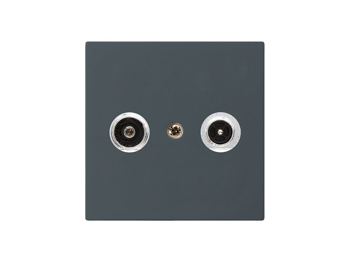 Antennendose kallysto R/TV Bauart A 23dB 2GHz anthrazit