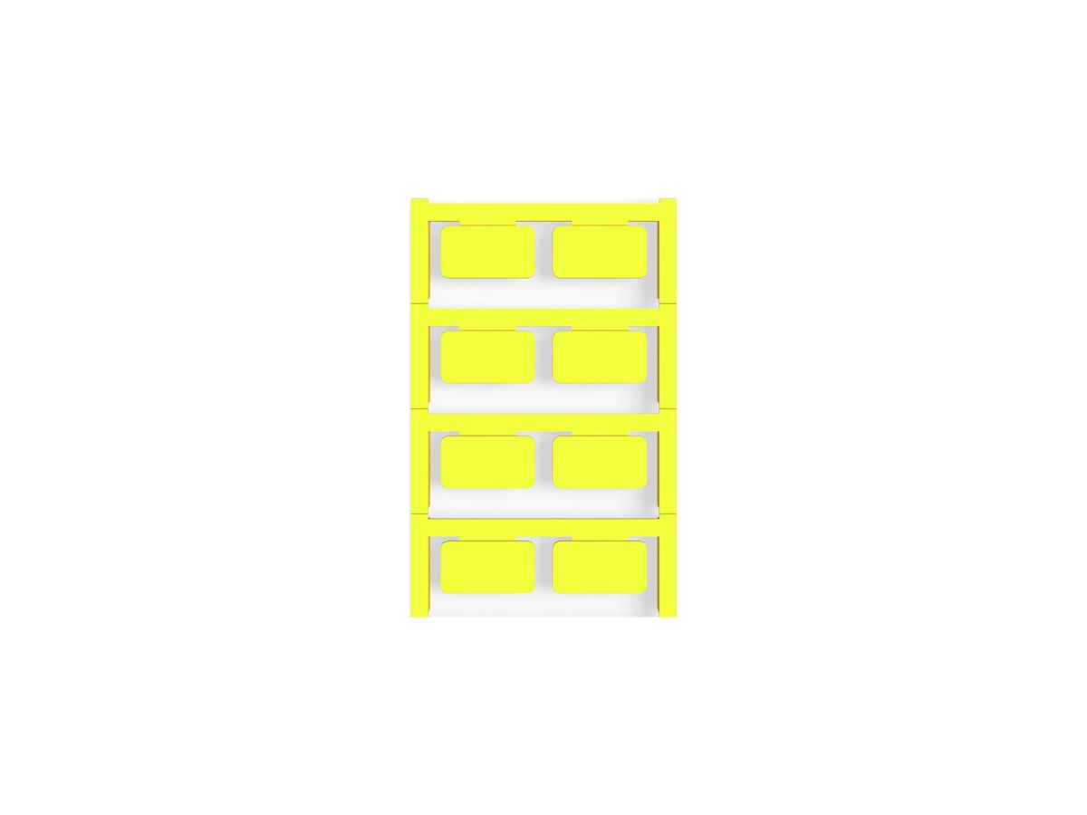 Gerätemarkierer Weidmüller MultiCard CC selbstklebend 15×27mm PA66 gelb