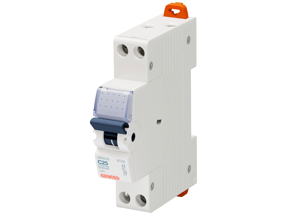 Leitungsschutzschalter Gewiss 90 MCB 2P 230V C 25A 6kA 1TE