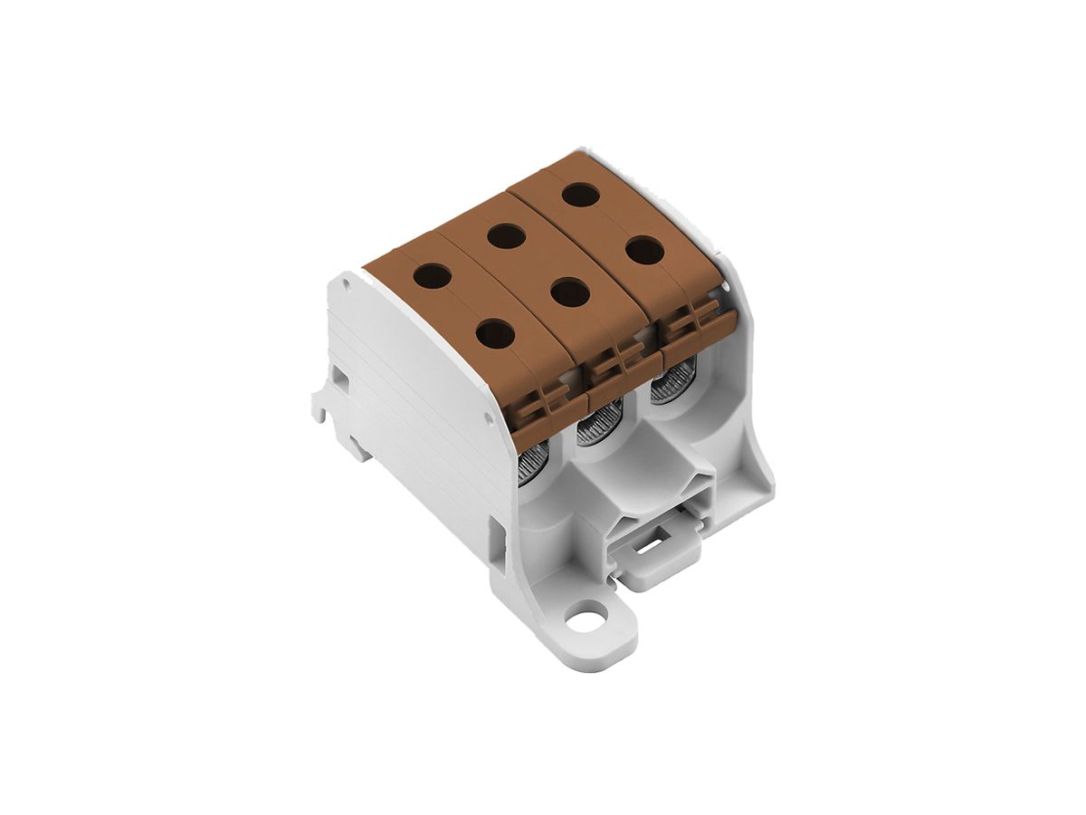 Verteilerblock WM WPD 330CC 1P 150A 3×Eing 3×Ausg 2.5…50mm² 2.5…50mm²