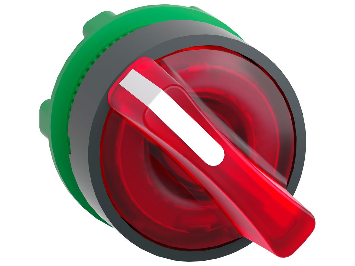 Leuchtwahlschaltervorsatz Harmony XB5 kurzer Drehgriff Ø22.5mm verrastend rt