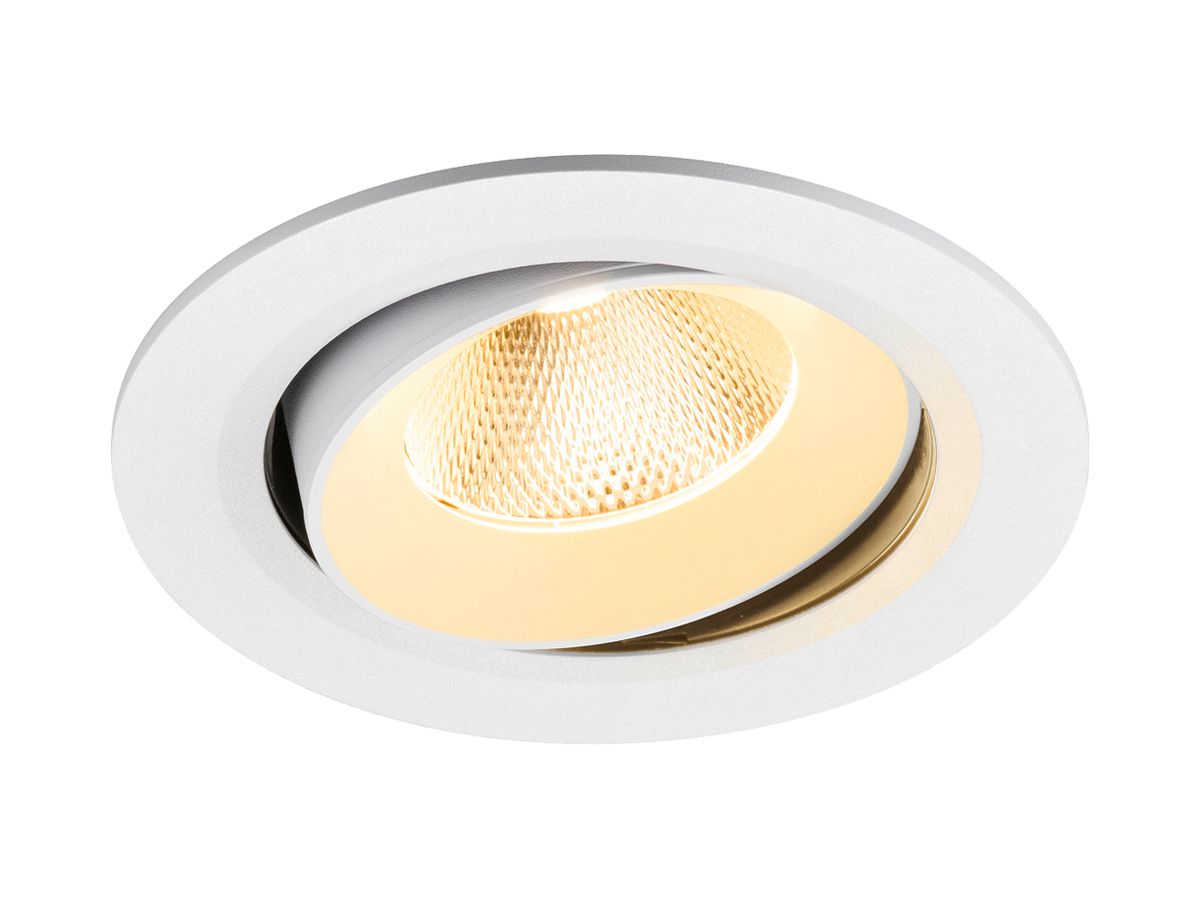 EB-LED-Spot SLV NUMINOS MOVE L 17W 2500lm 3000K NB DALI DIM Ø160×93mm ws