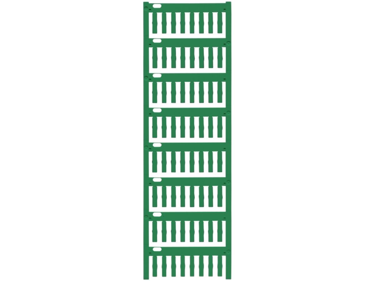 Einsteckschild Weidmüller TM MultiCard 18×4mm PA66 grün