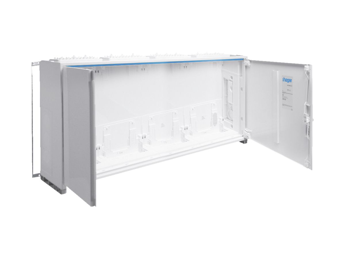 Wandschrank univers quickset mit Tür IP44 Schutzklasse II 1050×500×205mm