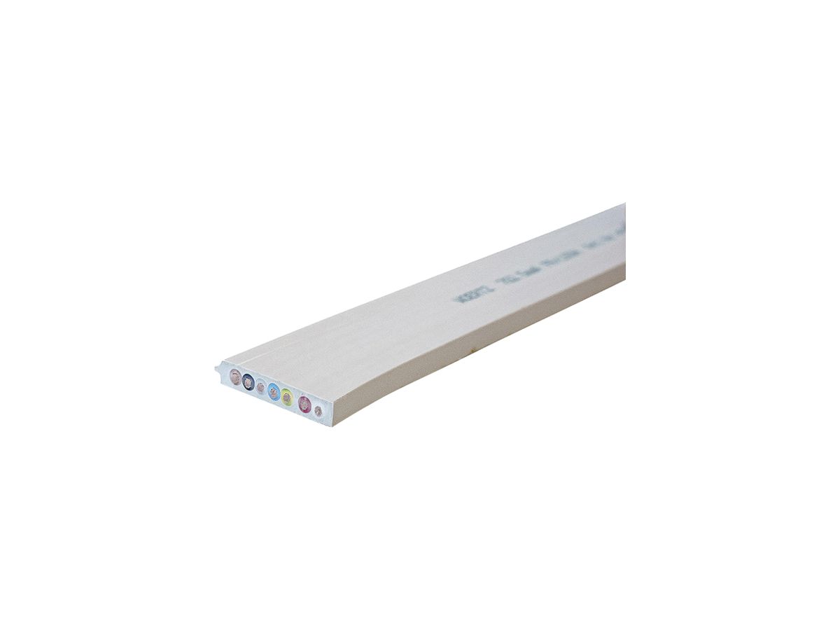 Flachkabel Woertz 7×2.5mm² halogenfrei grau B2ca