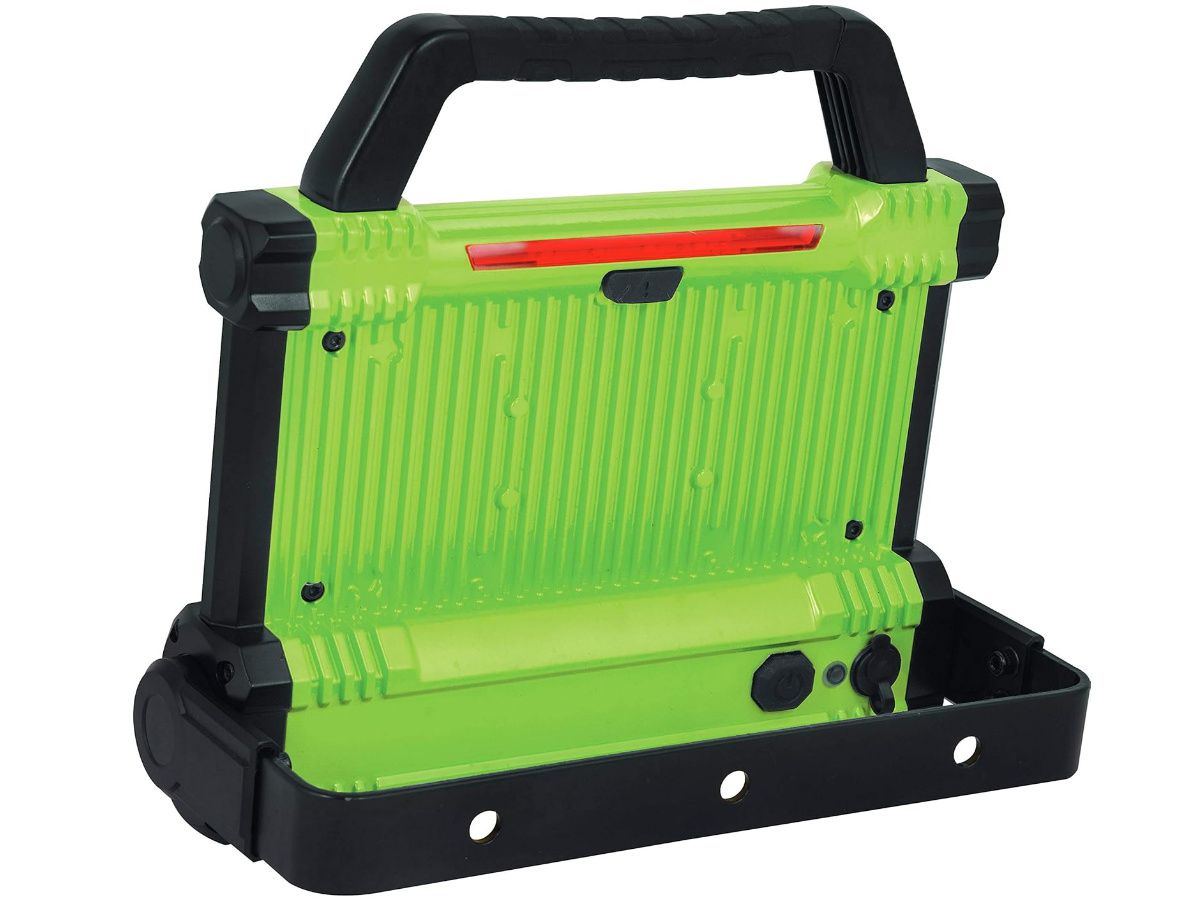LED-Akku Strahler 30W sz/gn 2500lm - 6500K, IP54, 6600mAH, 7,4V