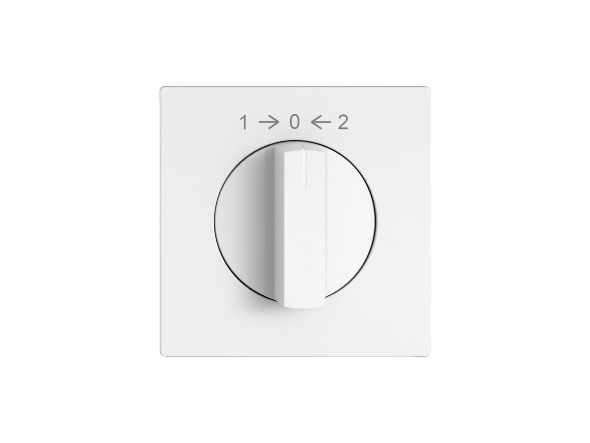 Schwenktaster EDIZIO.liv SNAPFIX® 1->0<-2/1P mit Drehgriff ws