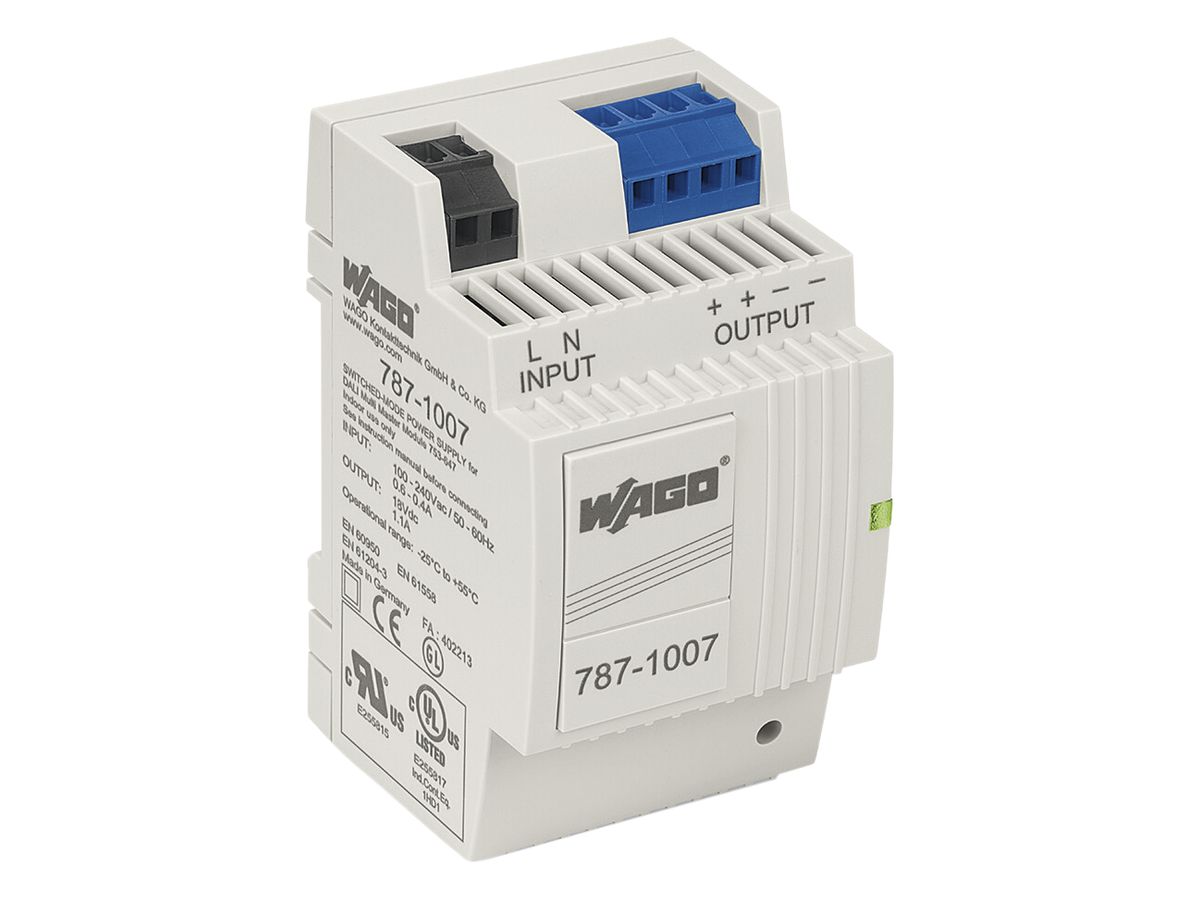 REG-Stromversorgung WAGO EPSITRON COMPACT einphasig, 1.1A 18VDC