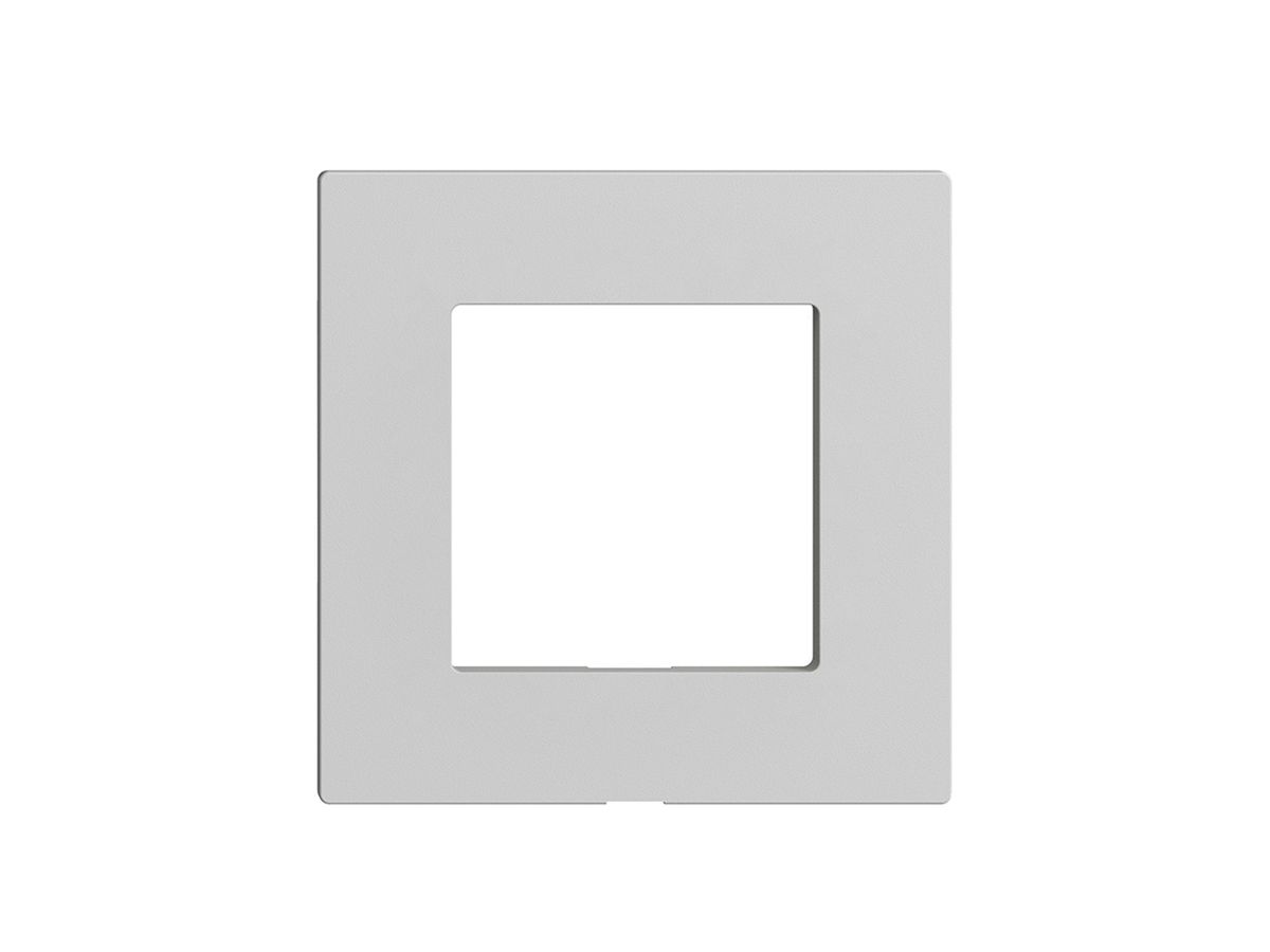 Frontplatte Edue Wiser für Abdeckset, ohne Beschriftung, IP20, 60×60mm, hellgrau