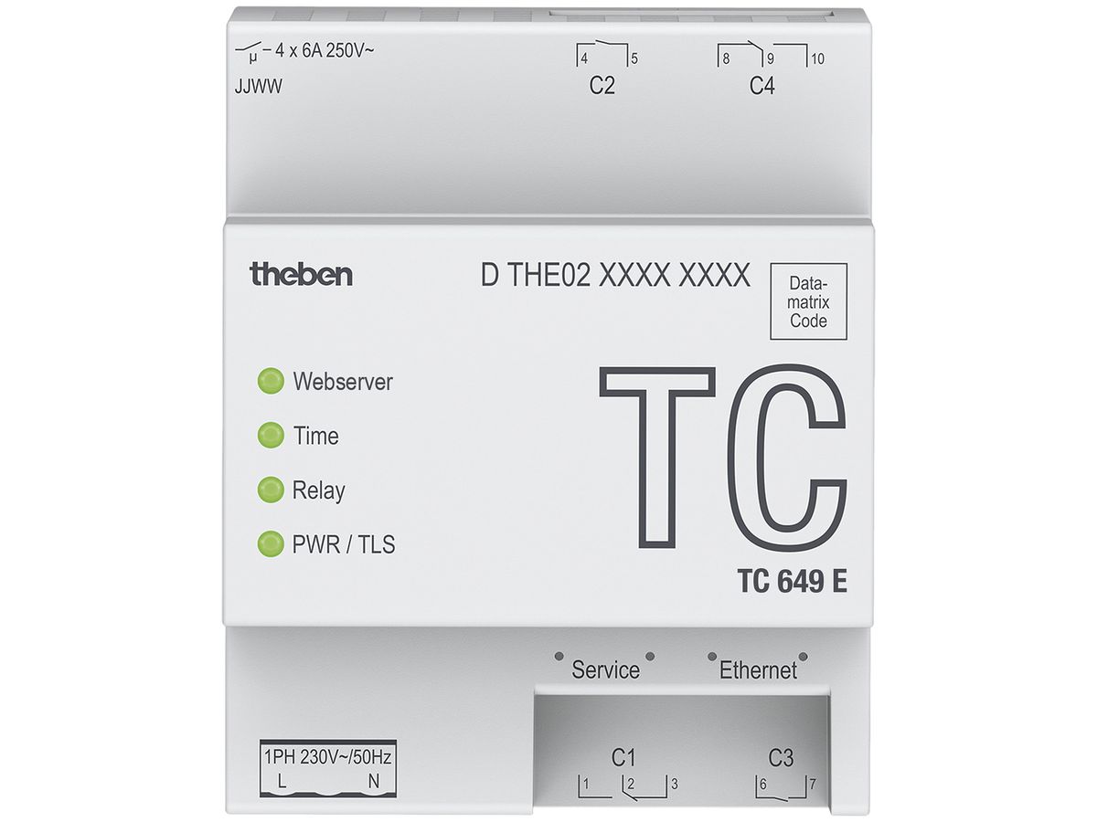 REG-Astro-Schaltuhr digital Theben TC 649 E