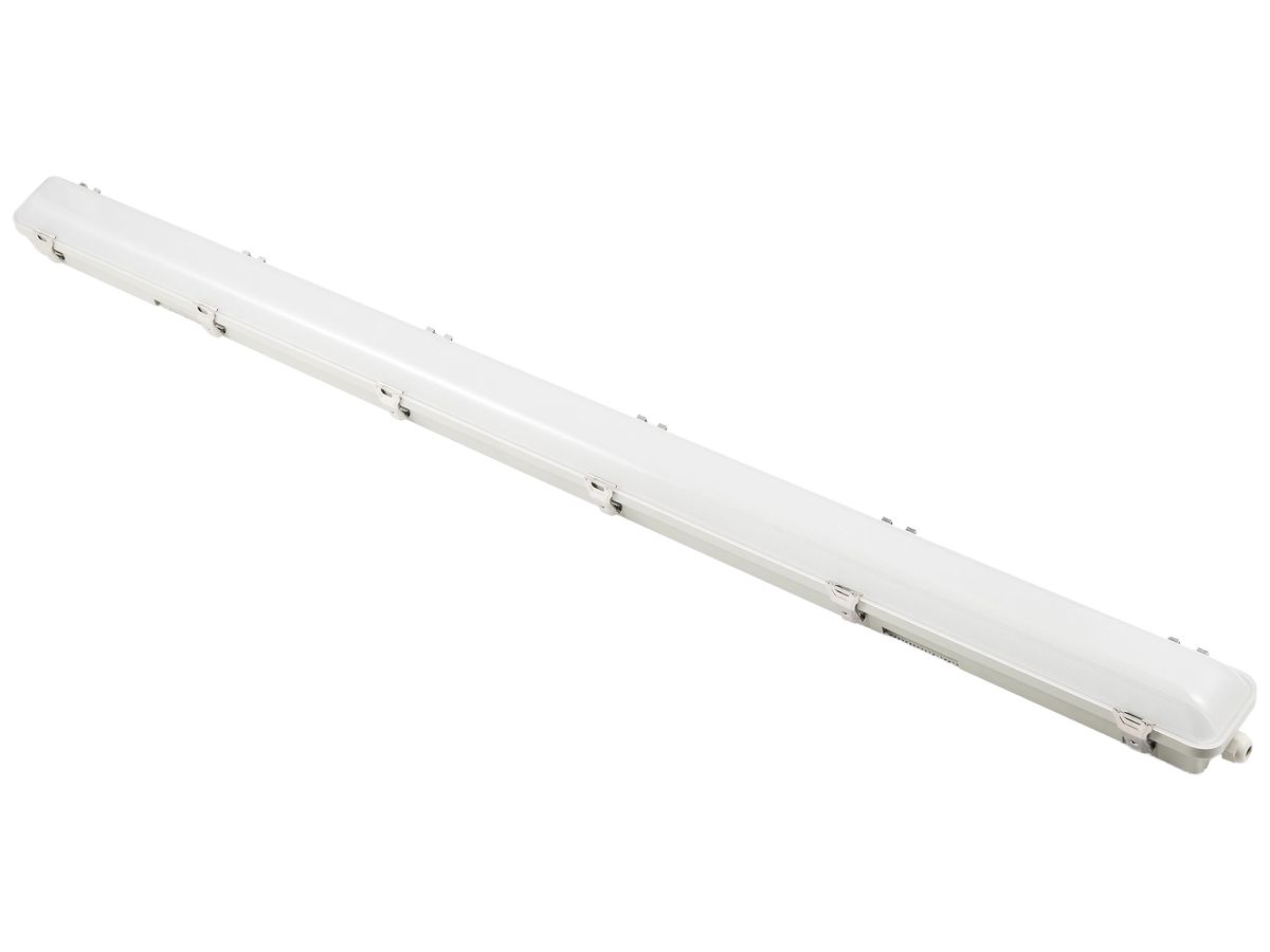 LED-Feuchtraumleuchte DOTLUX MISTRALsensor HF 39W 5390lm 4000K IP66 DV grau