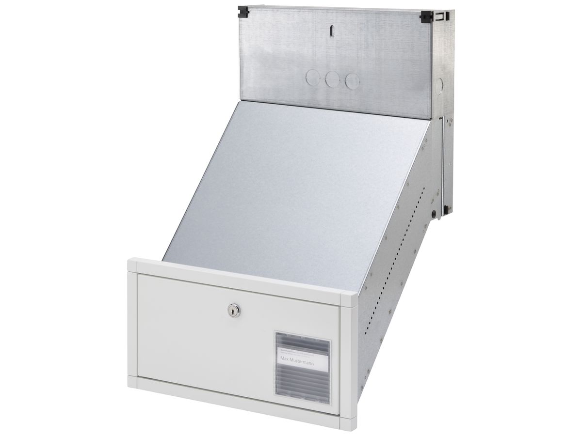 Briefkasten Siedle Classic 1× 293×282×290mm silber