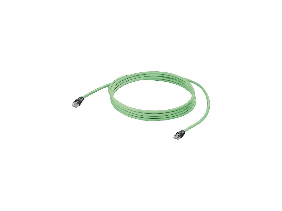 Patchkabel Weidmüller PROFINET, Kat.5e SF/UTP, RJ45/RJ45, grün, 0.2m