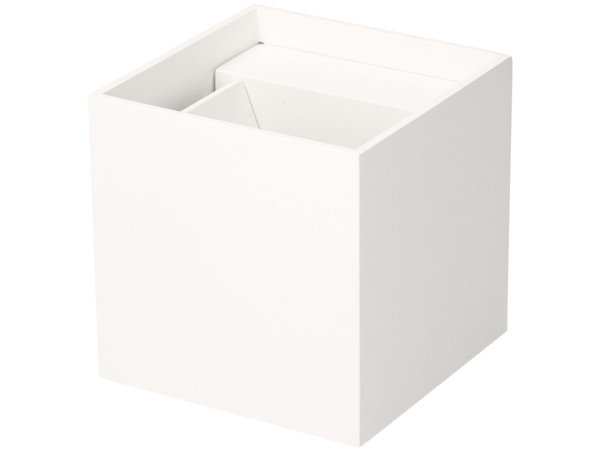 LED-Wandleuchte maxLUCE BIG-BOX 6W 500lm 3000K 90° IP54 weiss