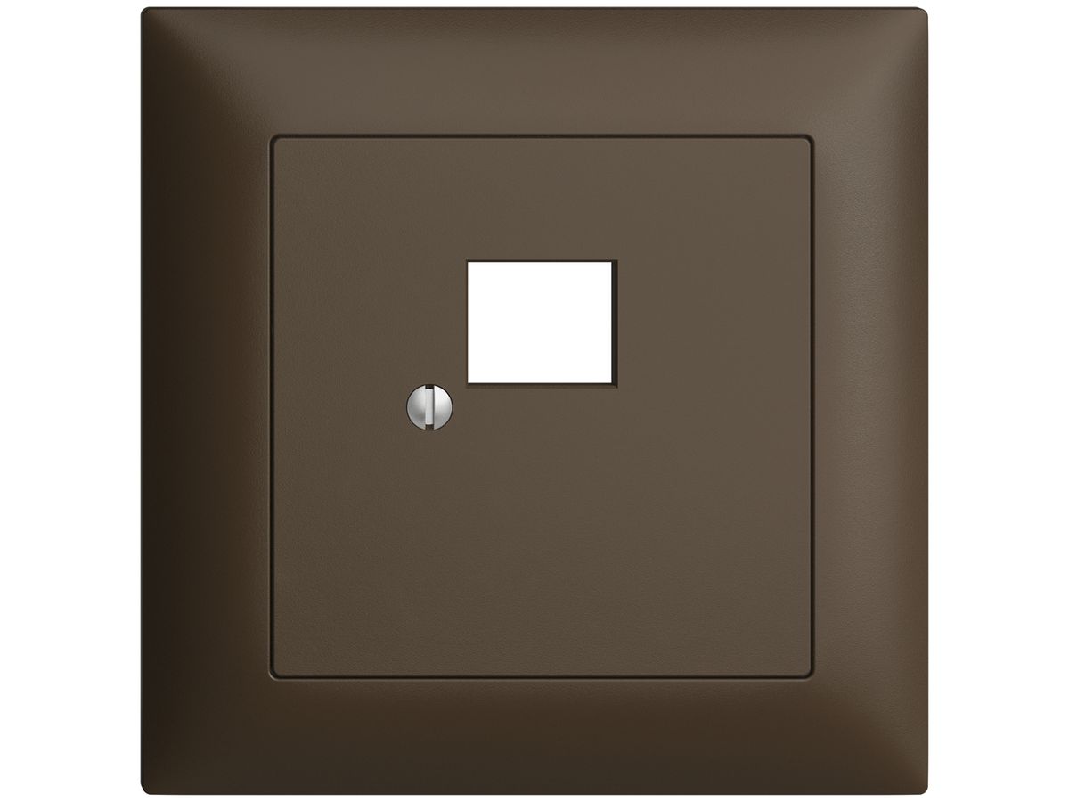 UP-Frontset EDIZIOdue coffee 88×88mm 1×RJ45
