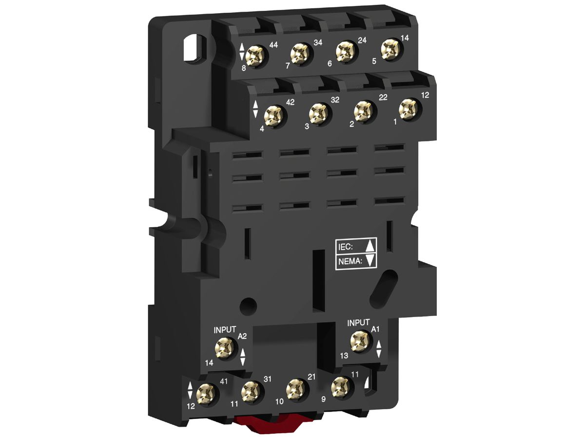 Relaissockel Zelio RPM Hutschiene TH35 Schraubanschluss 12 84×50×76mm